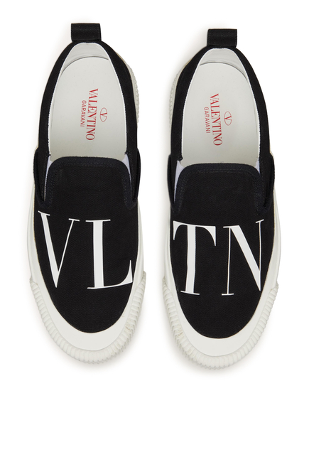 Valentino Garavani Fabric Slip-On Sneakers